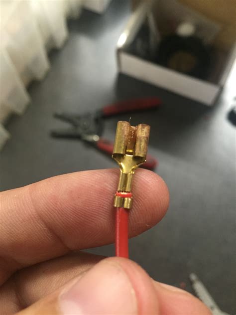 crimped wire connections